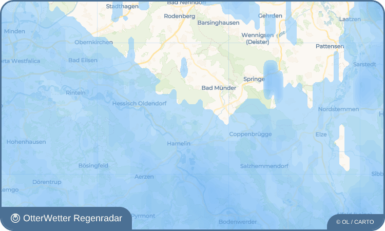 OtterWetter Regenradar-Widget Unsen
