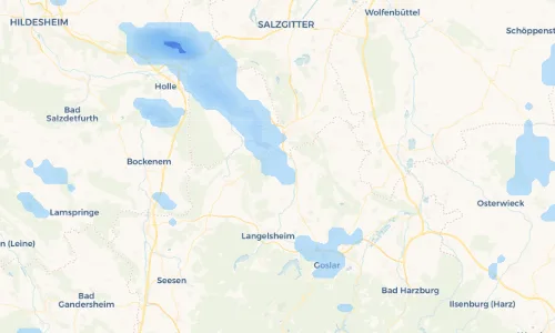 Regenradar Vorschaubild - Aktuelle Niederschläge in Upen und Umgebung