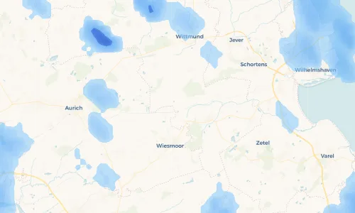 Regenradar Vorschaubild - Aktuelle Niederschläge in Upschört und Umgebung