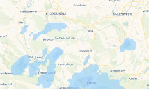 Regenradar Vorschaubild - Aktuelle Niederschläge in Upstedt und Umgebung