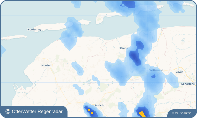 OtterWetter Regenradar-Widget Utarp