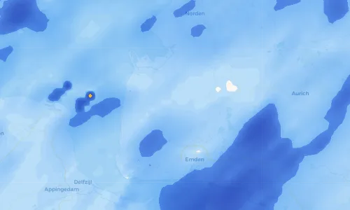 Regenradar-Vorschau: aktuelle Niederschläge in Uttum und Umgebung