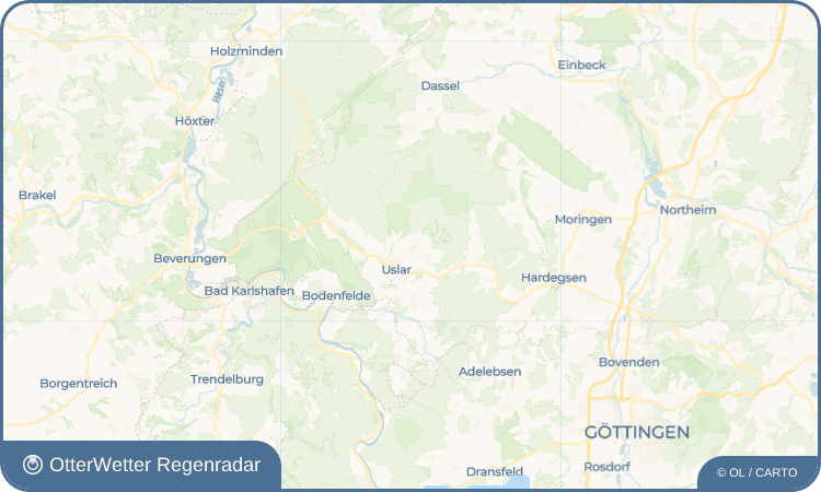 OtterWetter Regenradar-Widget Vahle