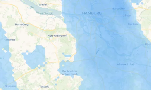 Regenradar Vahrendorf: aktuelle Niederschläge in Vahrendorf und Umgebung, Stand 24. Oktober 2026 um 6:35 Uhr
