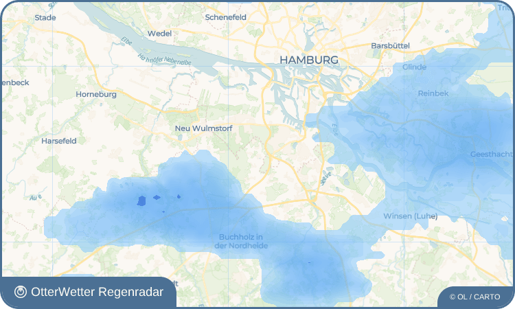 OtterWetter Regenradar-Widget Vahrendorf