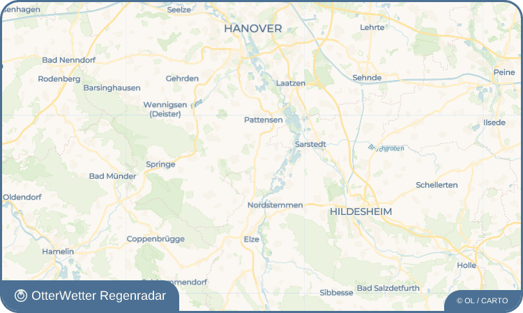 OtterWetter Regenradar-Widget Vardegötzen