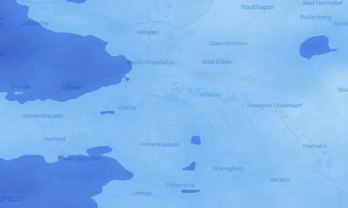 Regenradar Vorschaubild - Aktuelle Niederschläge in Varenholz und Umgebung