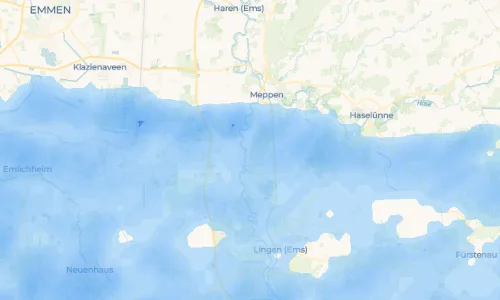 Regenradar-Vorschau: aktuelle Niederschläge in Varloh und Umgebung