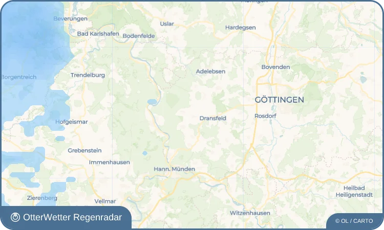 Widget-Vorschau für Varlosen Wetter-Widget-Vorschau mit Vorhersagedaten für Varlosen