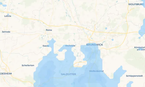Regenradar Vorschaubild - Aktuelle Niederschläge in Vechelade und Umgebung