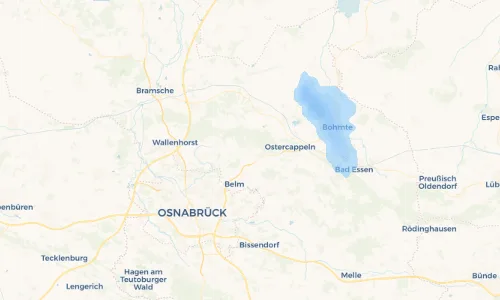 Regenradar Vorschaubild - Aktuelle Niederschläge in Vehrte und Umgebung