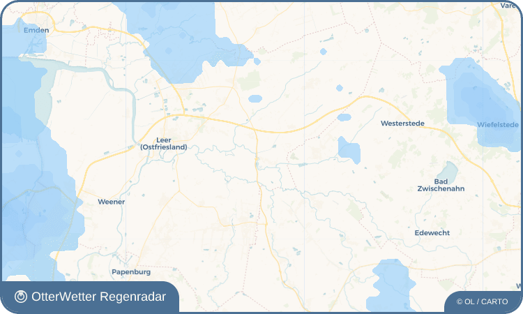 OtterWetter Regenradar-Widget Velde