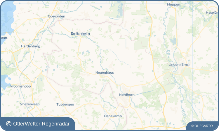Wetter-Widget-Vorschau mit Vorhersagedaten für Veldhausen