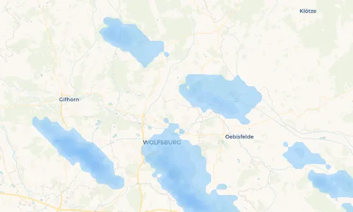 Regenradar Vorschaubild - Aktuelle Niederschläge in Velstove und Umgebung