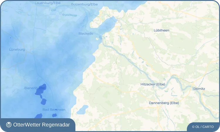 Wetter-Widget-Vorschau mit Vorhersagedaten für Ventschau