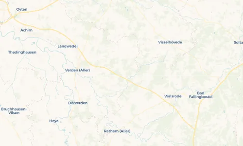 Regenradar Vorschaubild - Aktuelle Niederschläge in Verdenermoor und Umgebung