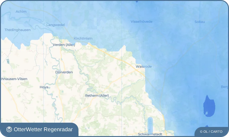 Widget-Vorschau für Vethem Wetter-Widget-Vorschau mit Vorhersagedaten für Vethem