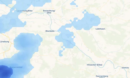 Regenradar-Vorschau: aktuelle Niederschläge in Viehle und Umgebung