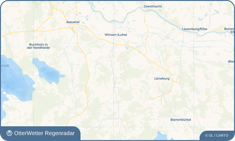 OtterWetter Regenradar-Widget Vierhöfen