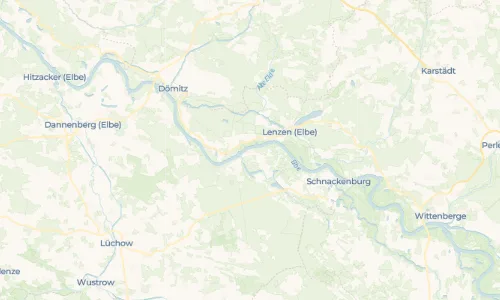 Regenradar Vietze: aktuelle Niederschläge in Vietze und Umgebung, Stand 22. Oktober 2026 um 16:00 Uhr