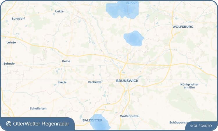 OtterWetter Regenradar-Widget Völkenrode