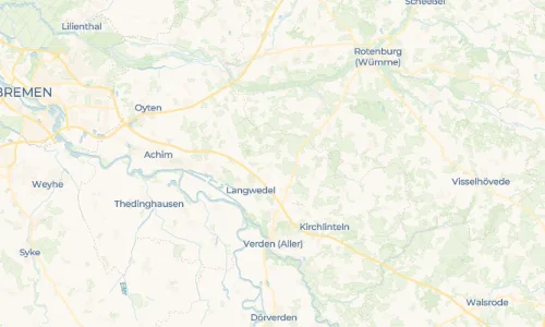 Regenradar Vorschaubild - Aktuelle Niederschläge in Völkersen und Umgebung