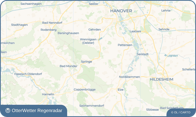 OtterWetter Regenradar-Widget Völksen
