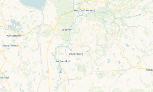 Regenradar Vorschaubild - Aktuelle Niederschläge in Völlenerfehn und Umgebung
