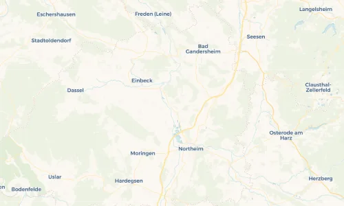 Regenradar Vorschaubild - Aktuelle Niederschläge in Vogelbeck und Umgebung