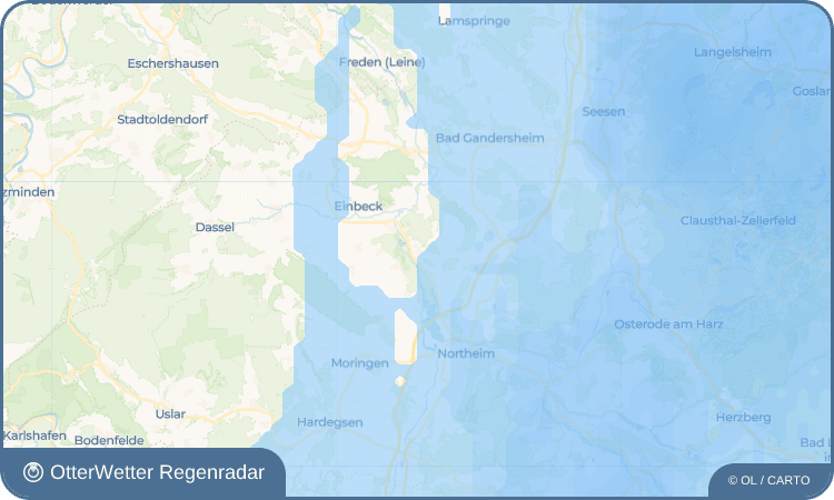 OtterWetter Regenradar-Widget Vogelbeck