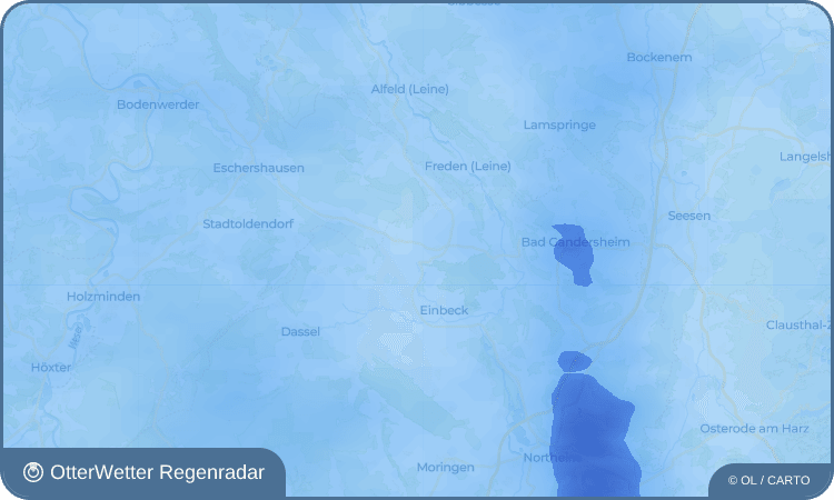OtterWetter Regenradar-Widget Voldagsen