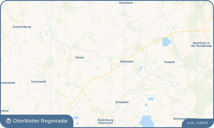 OtterWetter Regenradar-Widget Volkensen