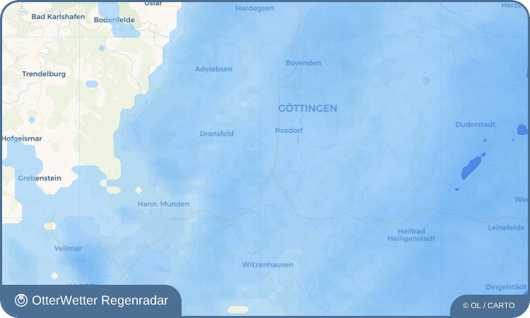 OtterWetter Regenradar-Widget Volkerode
