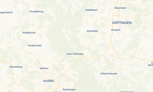 Regenradar Vorschaubild - Aktuelle Niederschläge in Volkmarshausen und Umgebung
