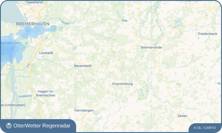 OtterWetter Regenradar-Widget Volkmarst
