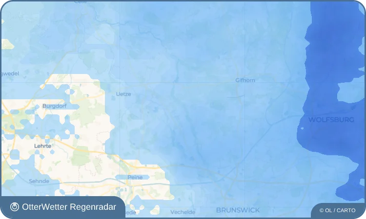 Wetter-Widget-Vorschau mit Vorhersagedaten für Volkse