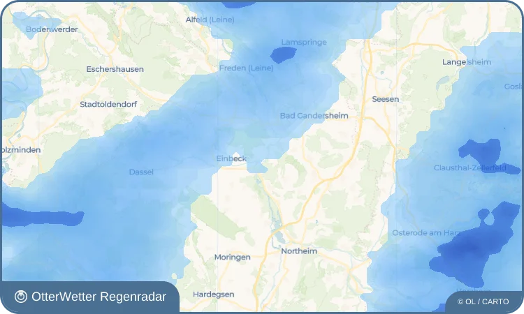 Widget-Vorschau für Volksen Wetter-Widget-Vorschau mit Vorhersagedaten für Volksen