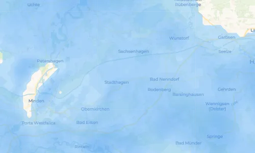 Regenradar Vornhagen: aktuelle Niederschläge in Vornhagen und Umgebung, Stand 22. Oktober 2026 um 13:30 Uhr