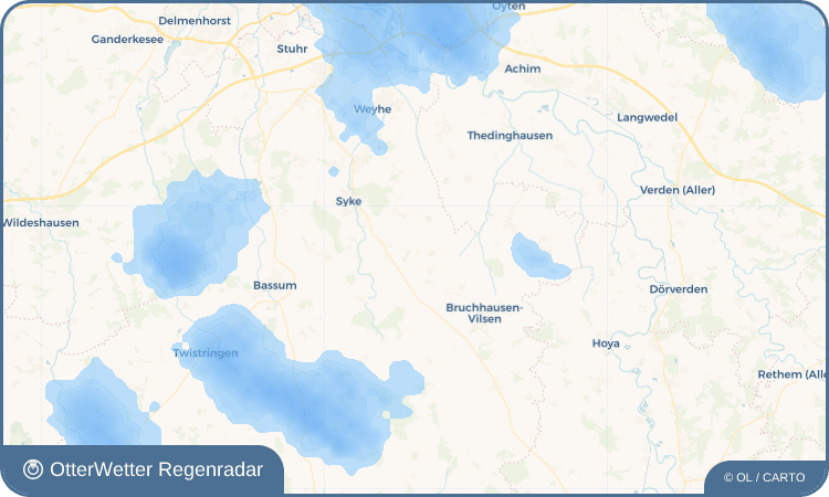 OtterWetter Regenradar-Widget Wachendorf