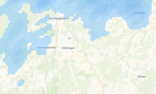 Regenradar-Vorschau: aktuelle Niederschläge in Waddekath und Umgebung
