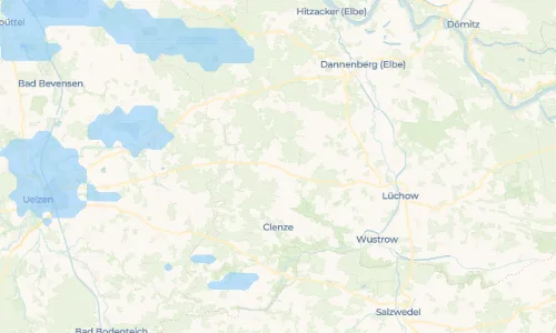 Regenradar Vorschaubild - Aktuelle Niederschläge in Waddeweitz und Umgebung