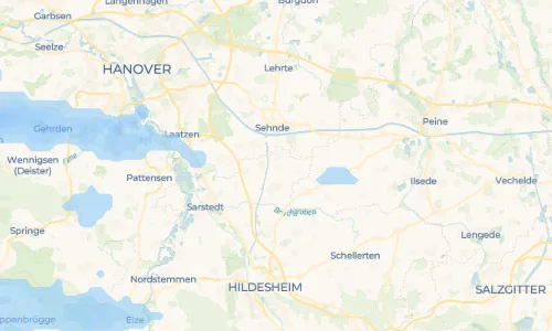 Regenradar Wätzum: aktuelle Niederschläge in Wätzum und Umgebung, Stand 19. Oktober 2026 um 20:50 Uhr