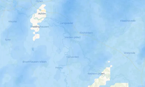 Regenradar Vorschaubild - Aktuelle Niederschläge in Wahnebergen und Umgebung