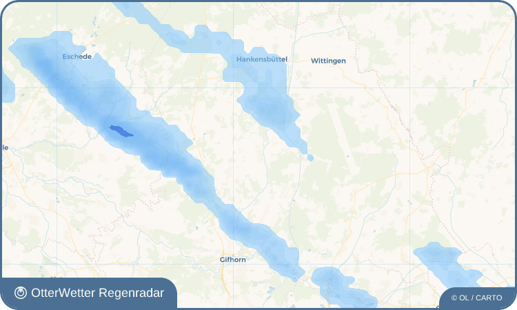OtterWetter Regenradar-Widget Wahrenholz