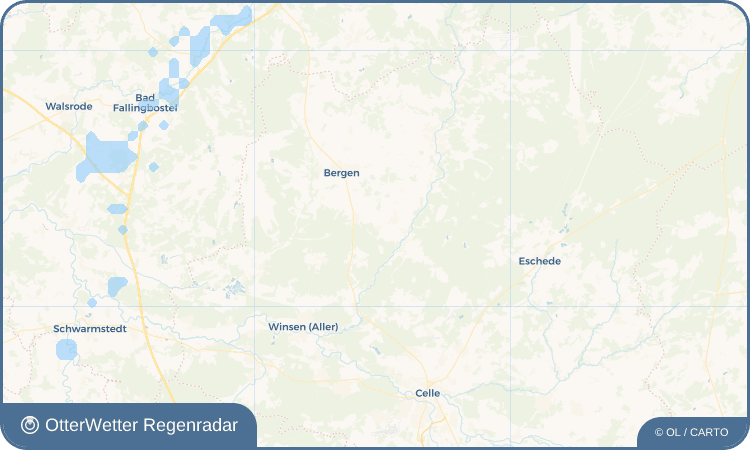 OtterWetter Regenradar-Widget Waldhof