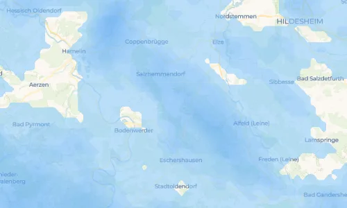 Regenradar Vorschaubild - Aktuelle Niederschläge in Wallensen und Umgebung