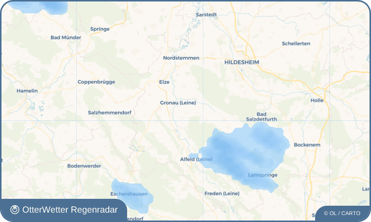 OtterWetter Regenradar-Widget Wallenstedt
