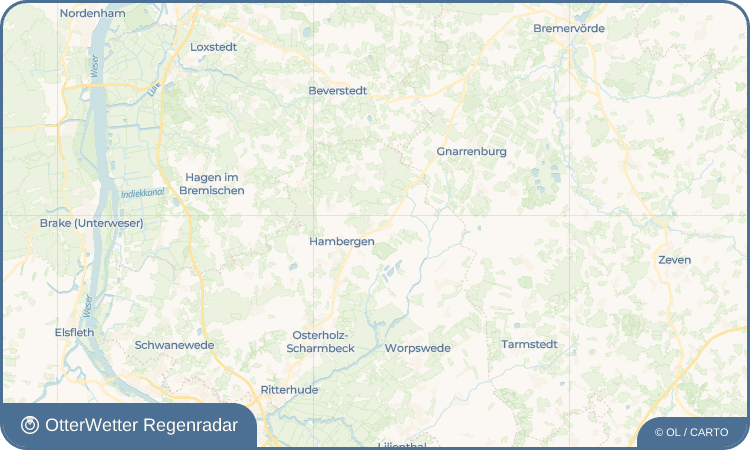 OtterWetter Regenradar-Widget Wallhöfen
