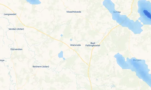 Regenradar Vorschaubild - Aktuelle Niederschläge in Walsrode und Umgebung