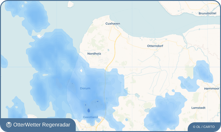 Widget-Vorschau für Wanhöden Wetter-Widget-Vorschau mit Vorhersagedaten für Wanhöden